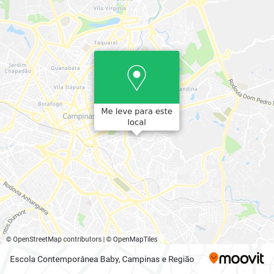 Escola Contemporânea Baby mapa