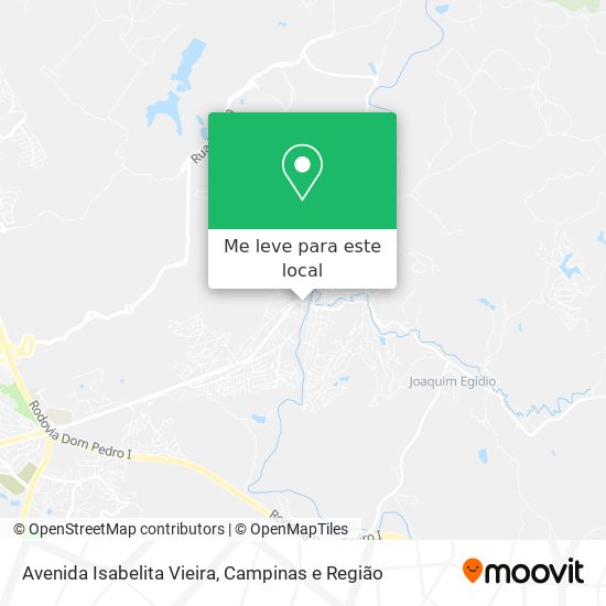 Avenida Isabelita Vieira mapa