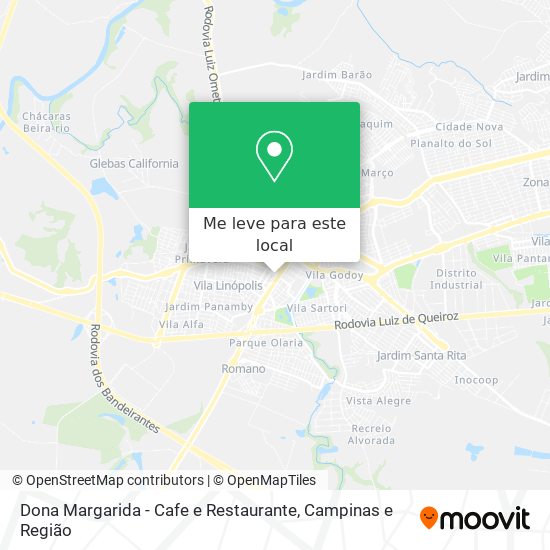 Dona Margarida - Cafe e Restaurante mapa