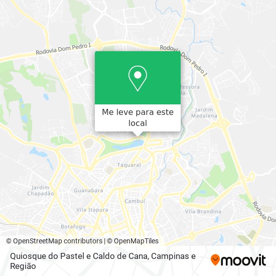 Quiosque do Pastel e Caldo de Cana mapa