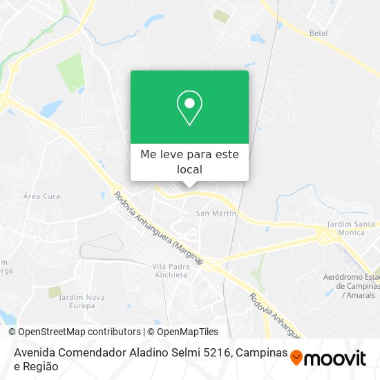 Avenida Comendador Aladino Selmi 5216 mapa