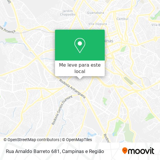 Rua Arnaldo Barreto 681 mapa