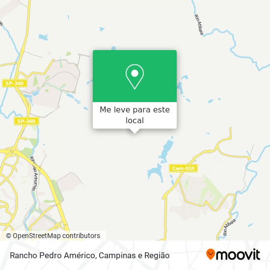 Rancho Pedro Américo mapa