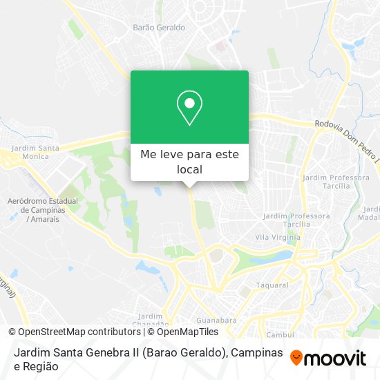 Jardim Santa Genebra II (Barao Geraldo) mapa