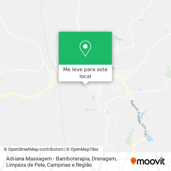 Adriana Massagem - Bamboterapia, Drenagem, Limpeza de Pele mapa