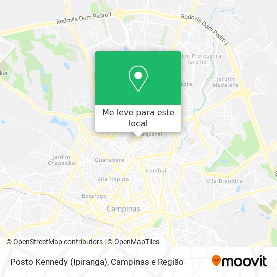 Posto Kennedy (Ipiranga) mapa