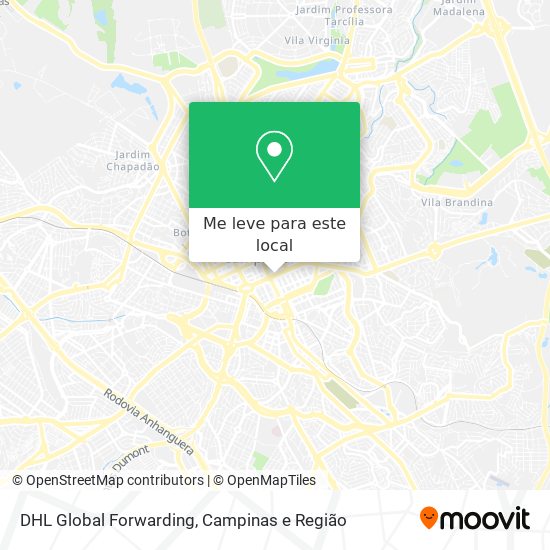 DHL Global Forwarding mapa