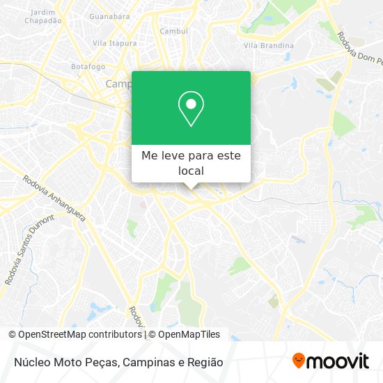 Núcleo Moto Peças mapa