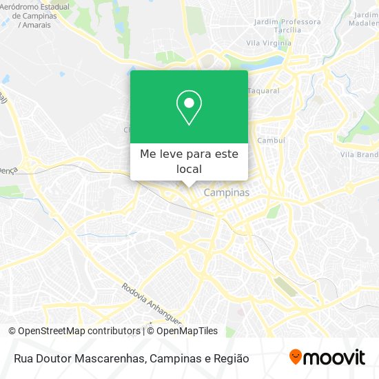Rua Doutor Mascarenhas mapa