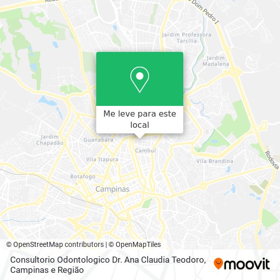 Consultorio Odontologico Dr. Ana Claudia Teodoro mapa