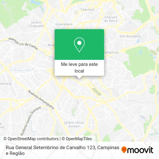 Rua General Setembrino de Carvalho 123 mapa