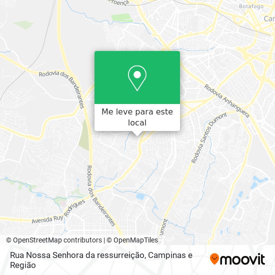 Rua Nossa Senhora da ressurreição mapa