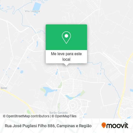 Rua José Pugliesi Filho 886 mapa