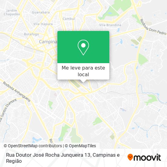 Rua Doutor José Rocha Junqueira 13 mapa