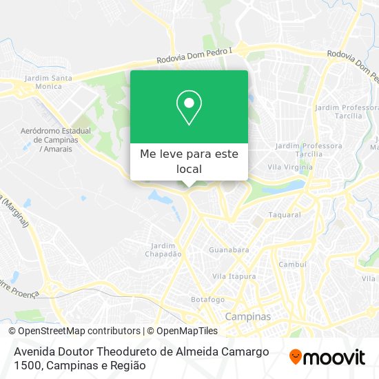 Avenida Doutor Theodureto de Almeida Camargo 1500 mapa