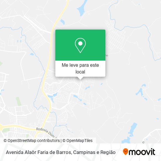 Avenida Alaôr Faria de Barros mapa