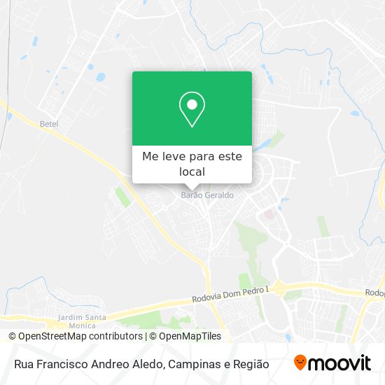Rua Francisco Andreo Aledo mapa