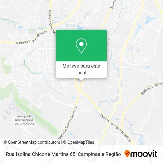 Rua Isolina Chicone Martins 65 mapa