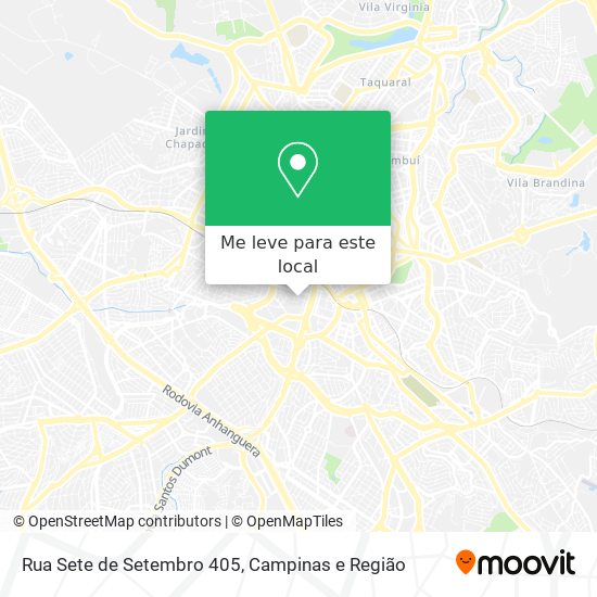 Rua Sete de Setembro 405 mapa