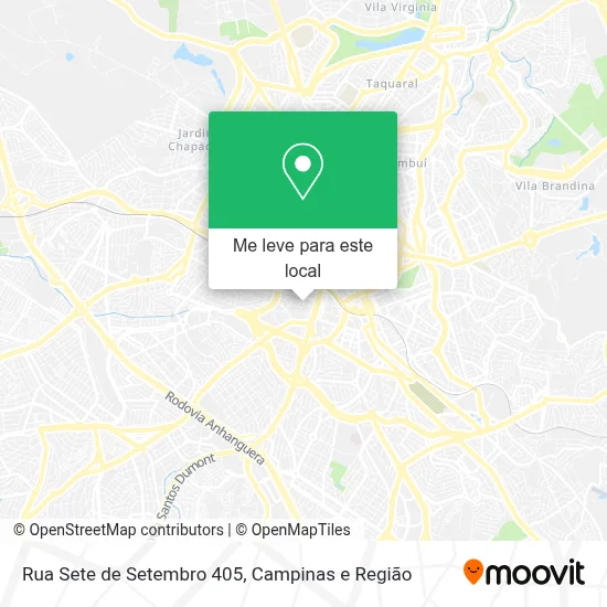 Rua Sete de Setembro 405 mapa