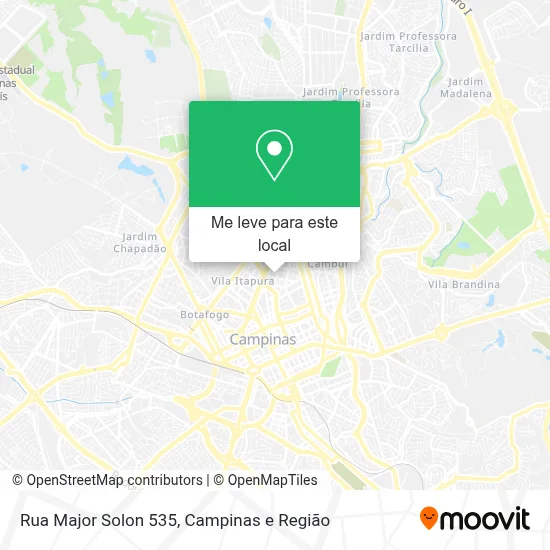 Rua Major Solon 535 mapa