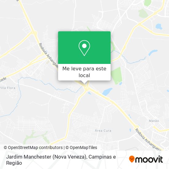 Jardim Manchester (Nova Veneza) mapa