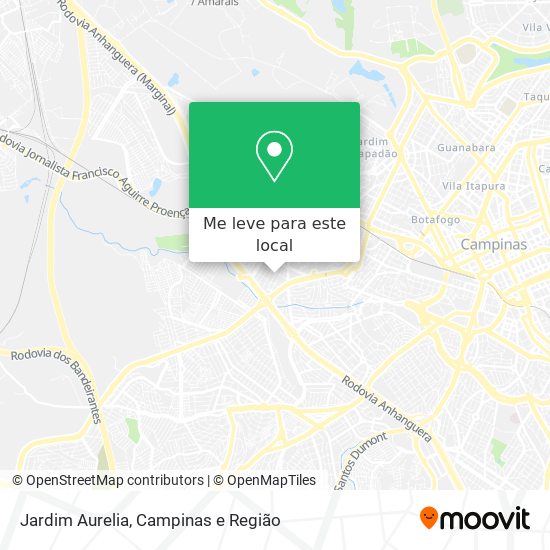 Jardim Aurelia mapa