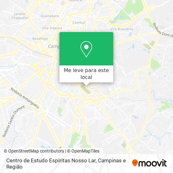 Centro de Estudo Espíritas Nosso Lar mapa