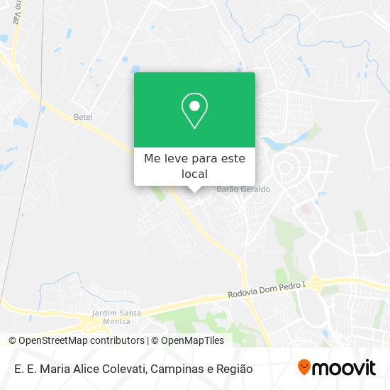 E. E. Maria Alice Colevati mapa