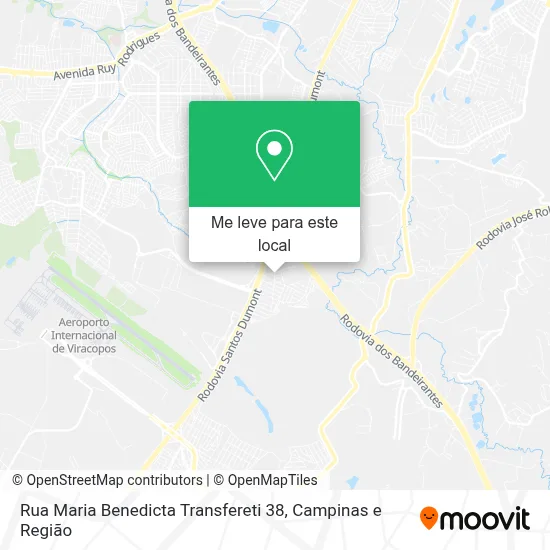 Rua Maria Benedicta Transfereti 38 mapa