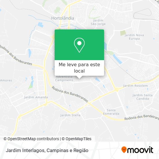 Jardim Interlagos mapa