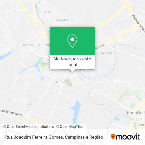 Rua Joaquim Ferreira Gomes mapa
