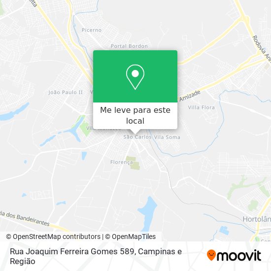 Rua Joaquim Ferreira Gomes 589 mapa