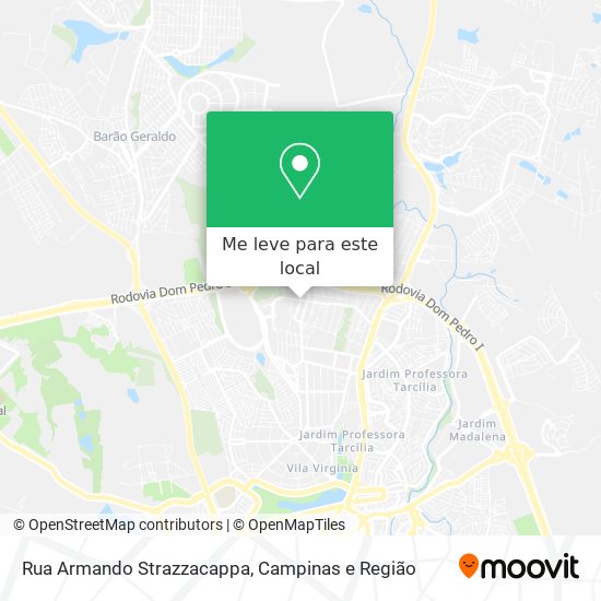 Rua Armando Strazzacappa mapa