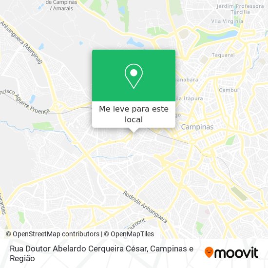 Rua Doutor Abelardo Cerqueira César mapa