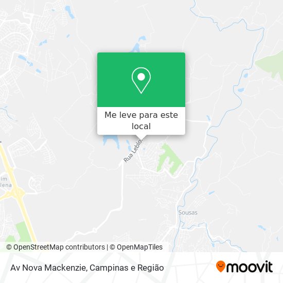 Av Nova Mackenzie mapa