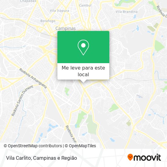 Vila Carlito mapa