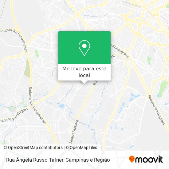 Rua Ângela Russo Tafner mapa