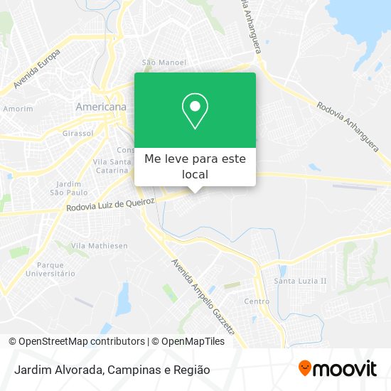 Jardim Alvorada mapa