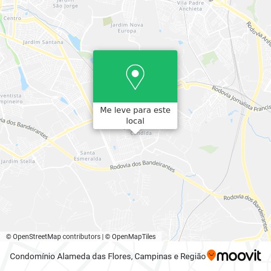 Condomínio Alameda das Flores mapa