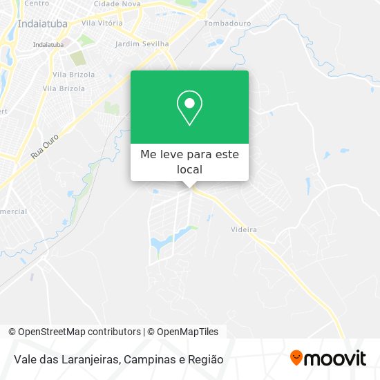 Vale das Laranjeiras mapa