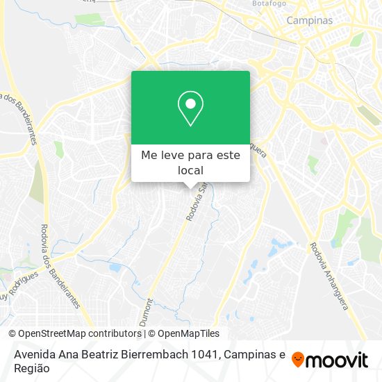 Avenida Ana Beatriz Bierrembach 1041 mapa