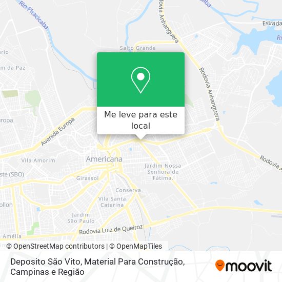 Deposito São Vito, Material Para Construção mapa