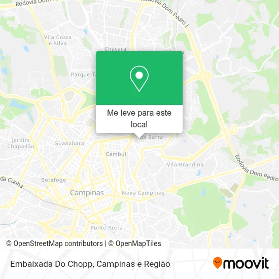 Embaixada Do Chopp mapa