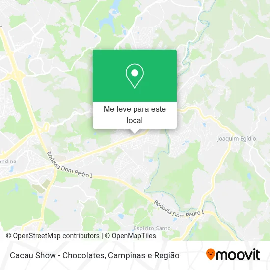 Cacau Show - Chocolates mapa