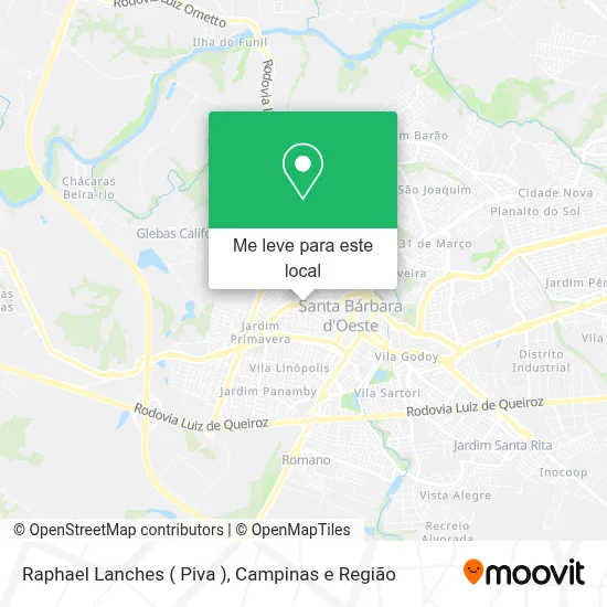 Raphael Lanches ( Piva ) mapa