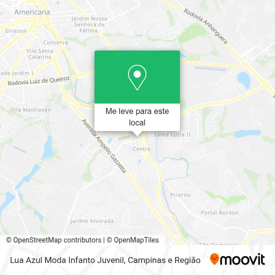 Lua Azul Moda Infanto Juvenil mapa