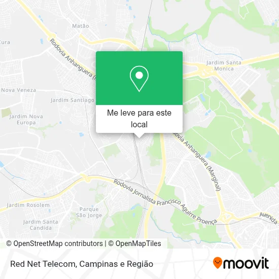 Red Net Telecom mapa