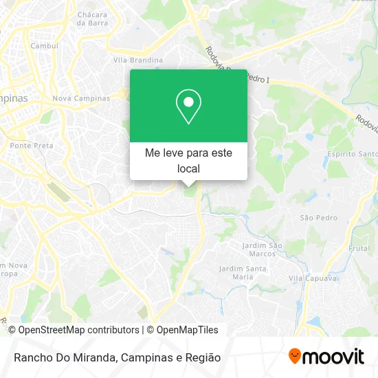 Rancho Do Miranda mapa