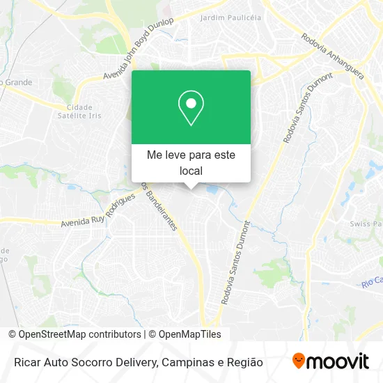 Ricar Auto Socorro Delivery mapa